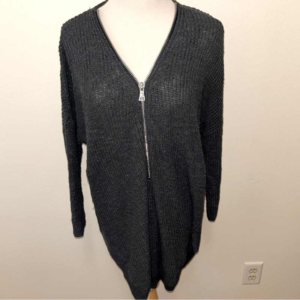 EXPRESS Quarter Zip Up Long Sweater